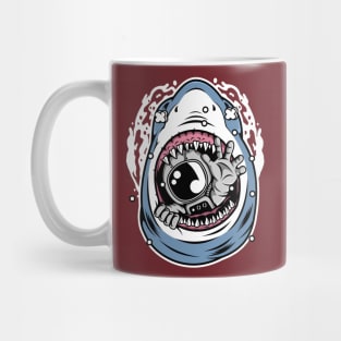 astronaut shark Mug